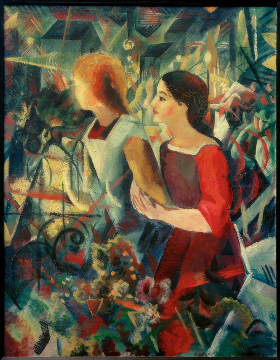 Deux filles - August Macke