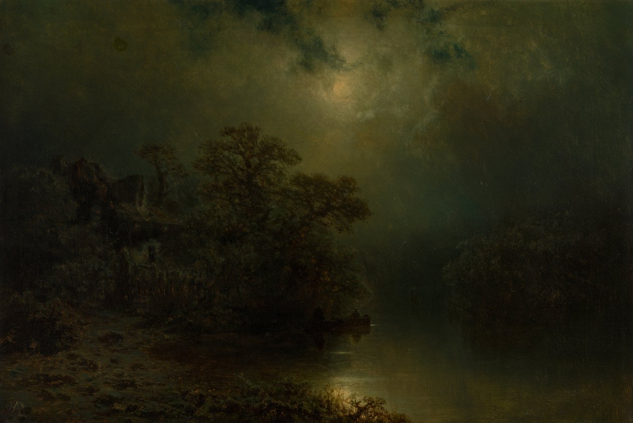Nuit au clair de lune - August Piepenhagen