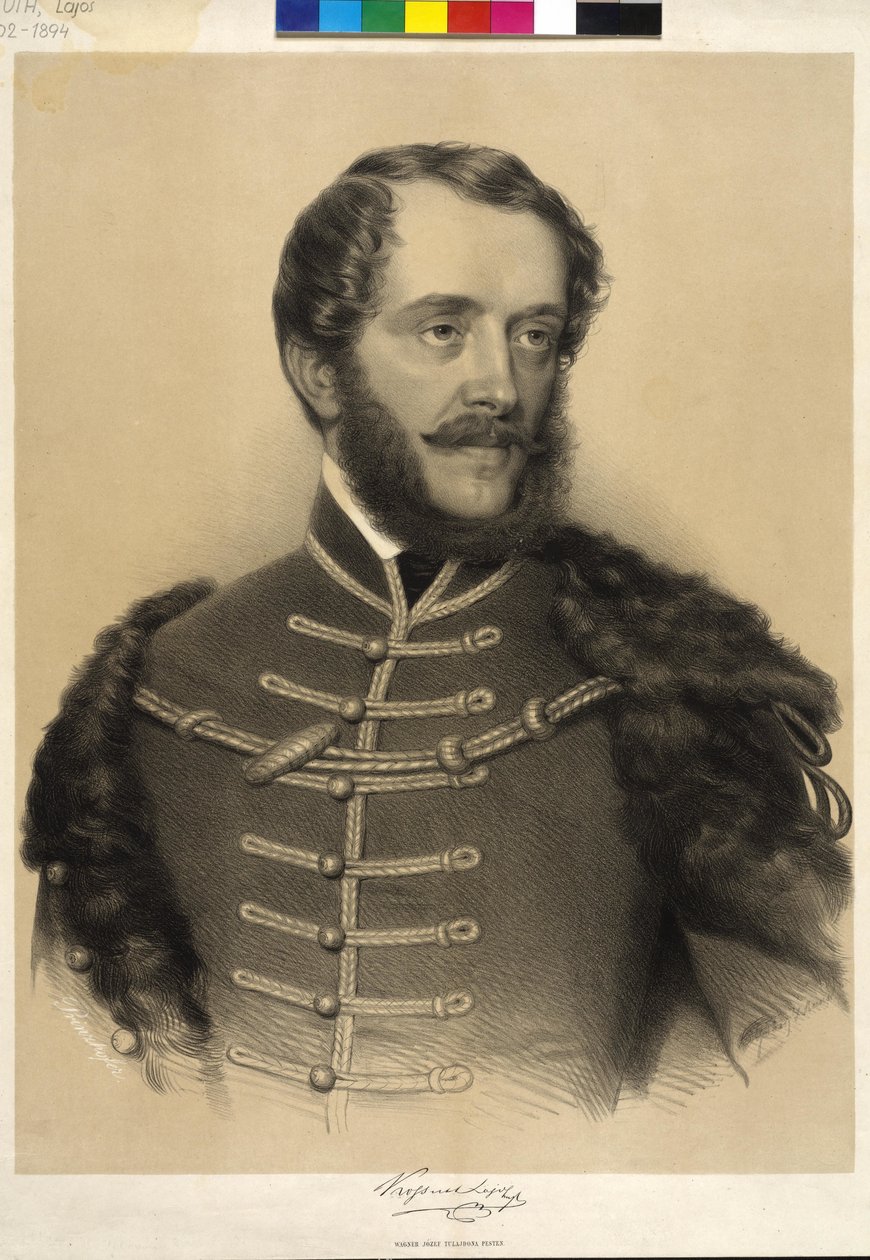 Lajos von Kossuth - August Prinzhofer