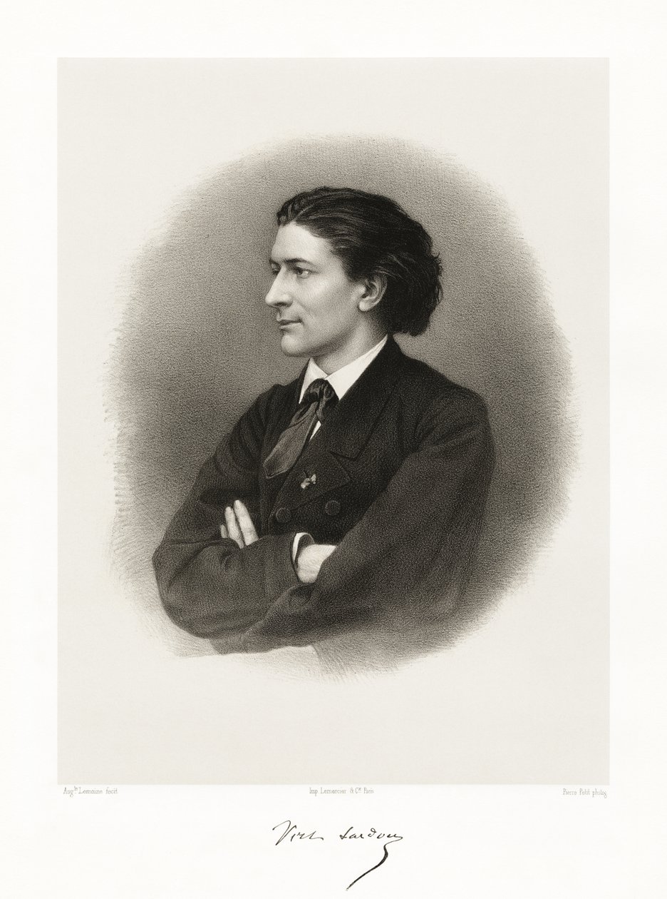 Victorien Sardou, 1865-66 - Auguste Charles Lemoine