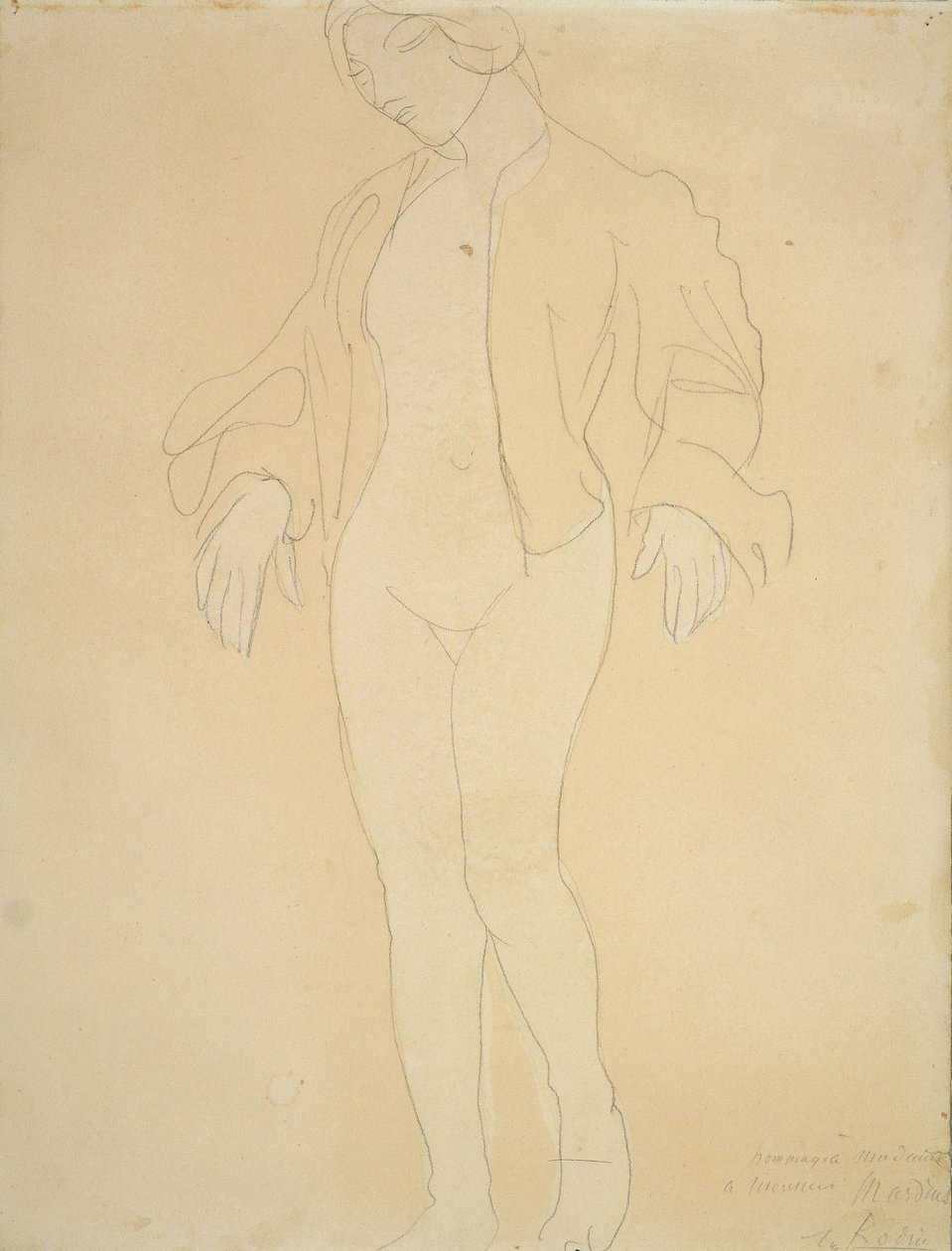 Danseuse nue - Auguste Rodin