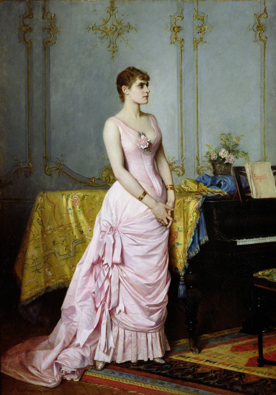 Portrait de Rose Caron (1857-1930) 1886 - Auguste Toulmouche