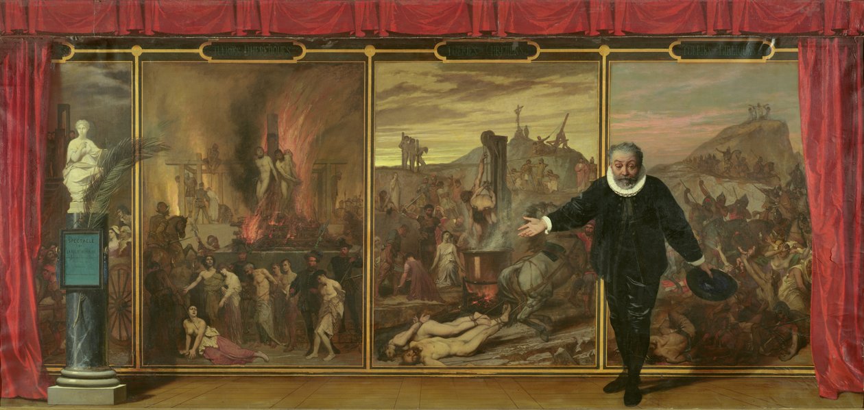 Le Spectacle de la Folie Humaine - Auguste Barthelemy Glaize
