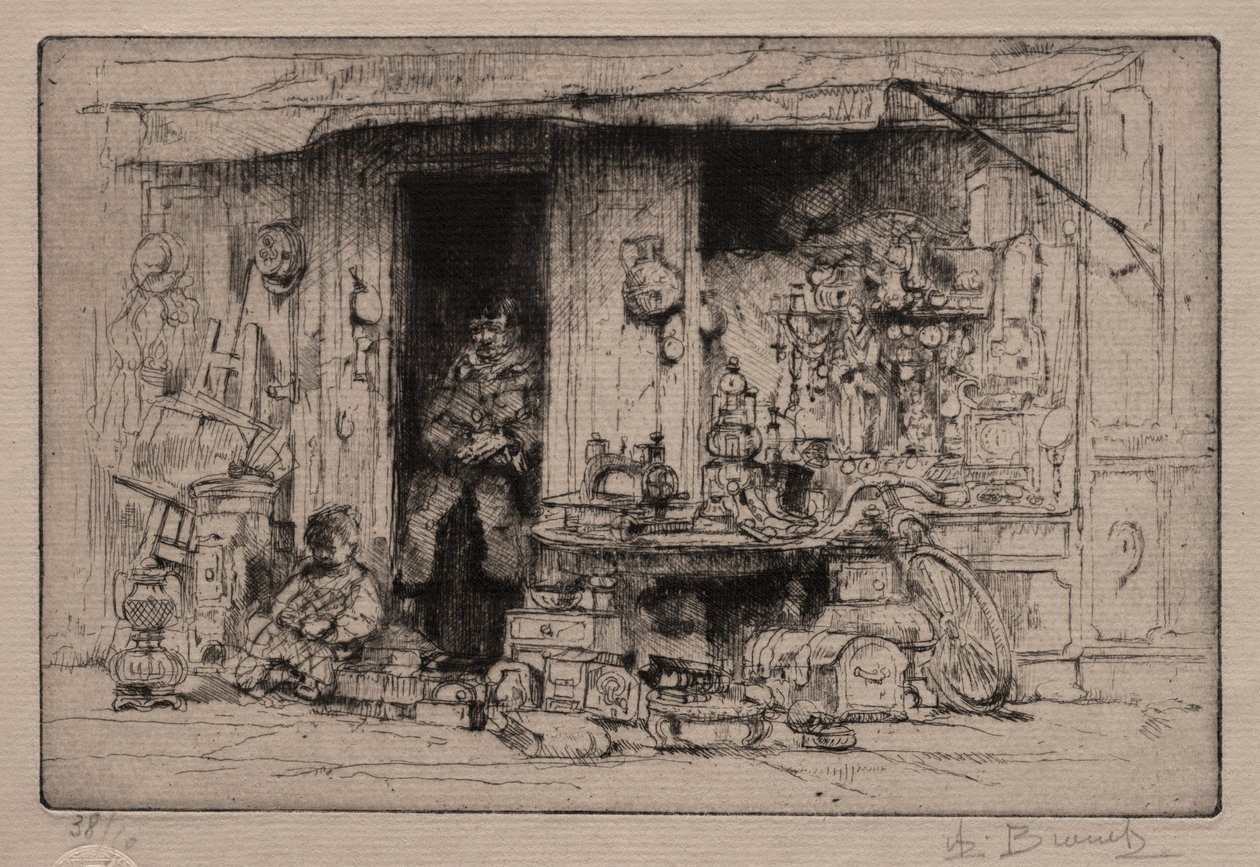 Le marchand de bric-à-brac - Auguste Brouet