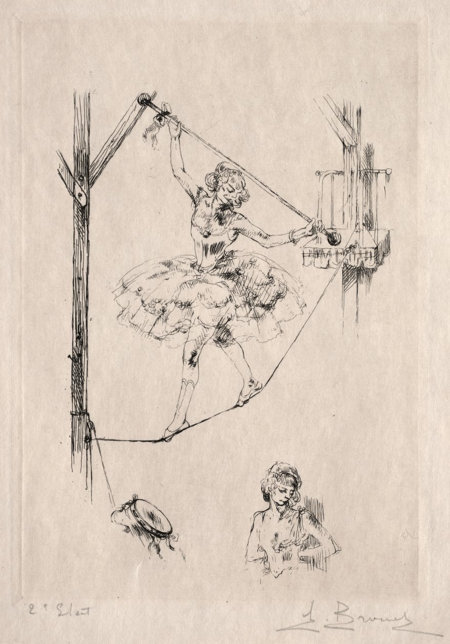Danseur de corde - Auguste Brouet
