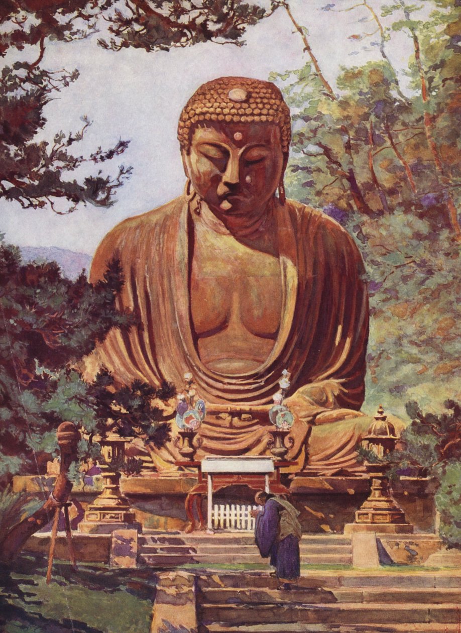 Le Daiboutsou de Kamakura, Japon - Auguste Gerardin