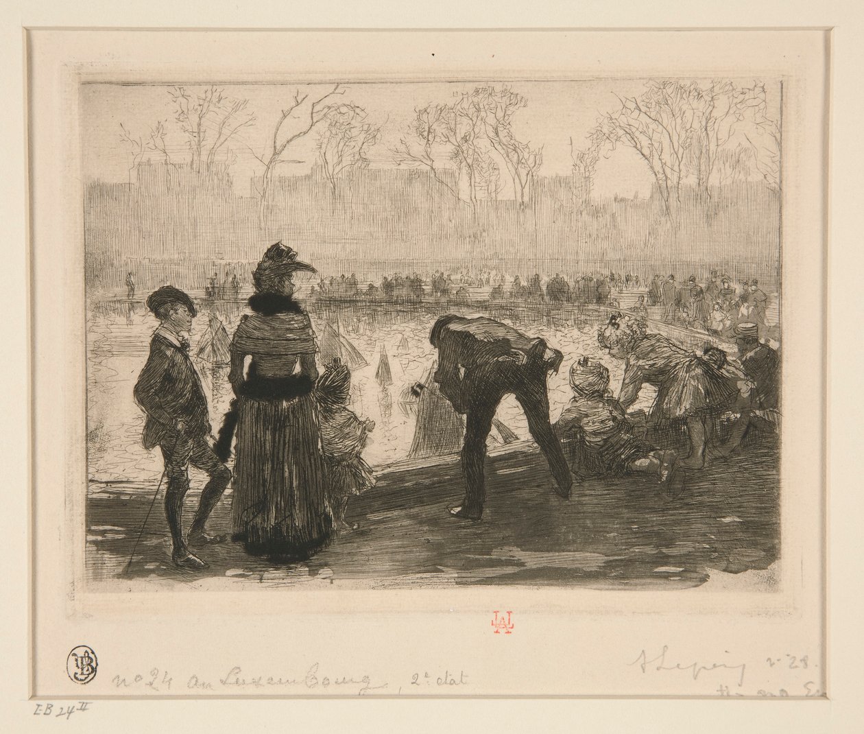 Au Luxembourg - Auguste Lepere