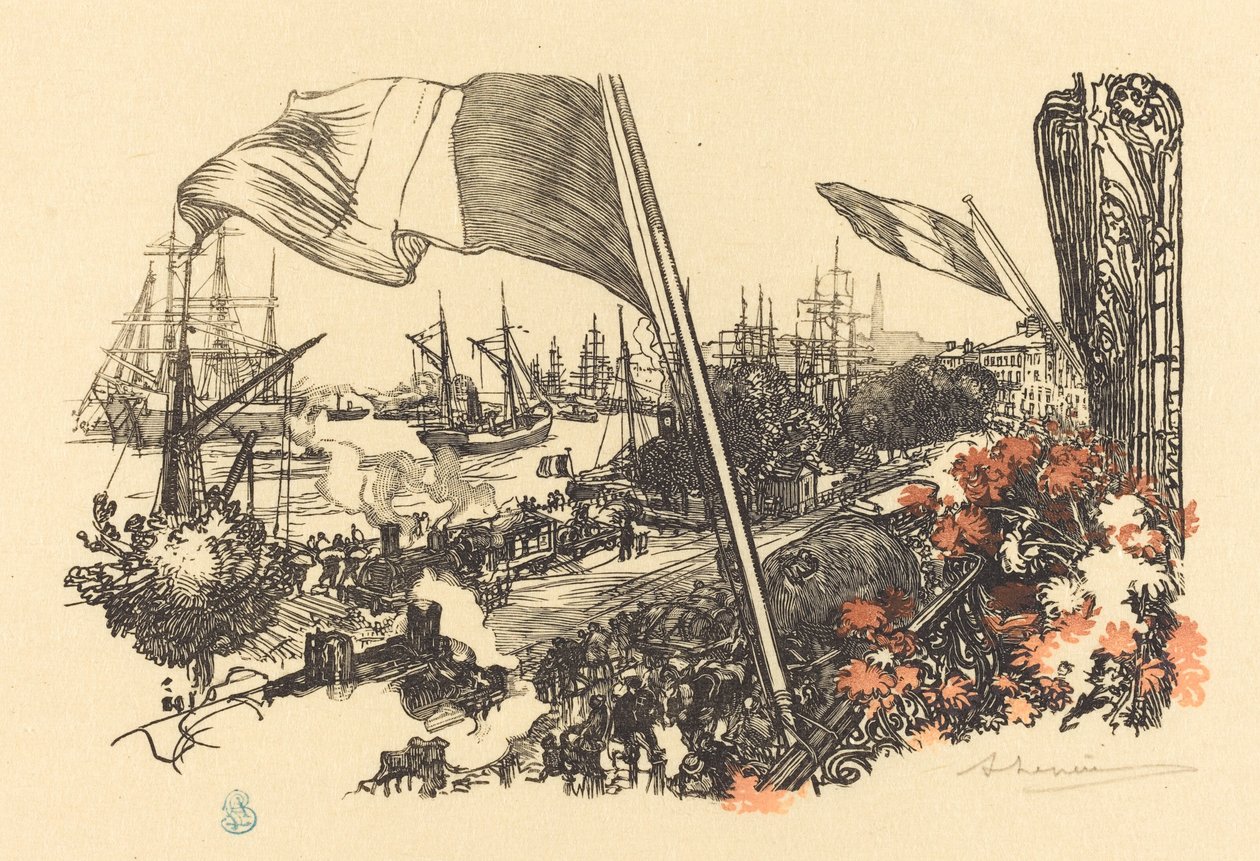Page de dédicace - Auguste Lepere