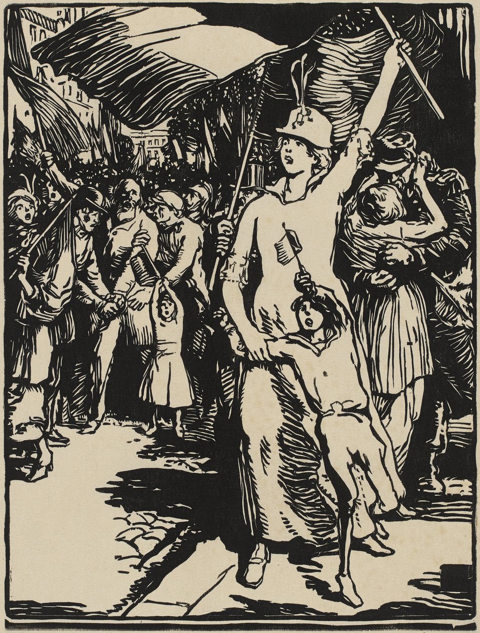 La Guerre est Déclarée - Auguste Lepere