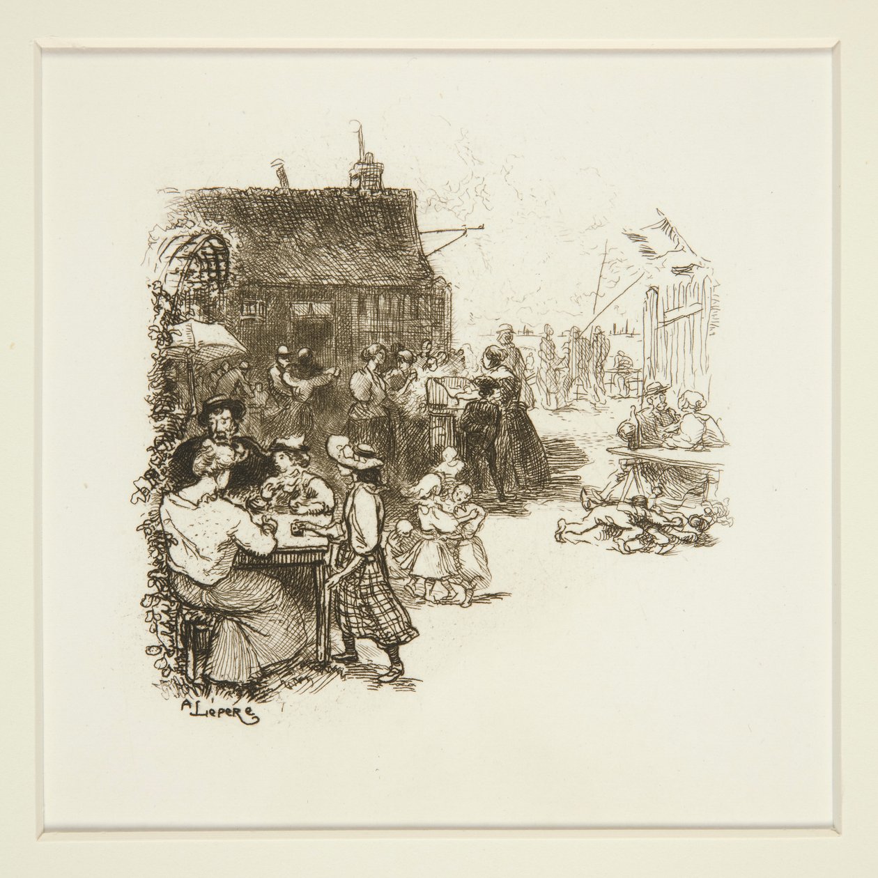 Festival en plein air - Auguste Lepere