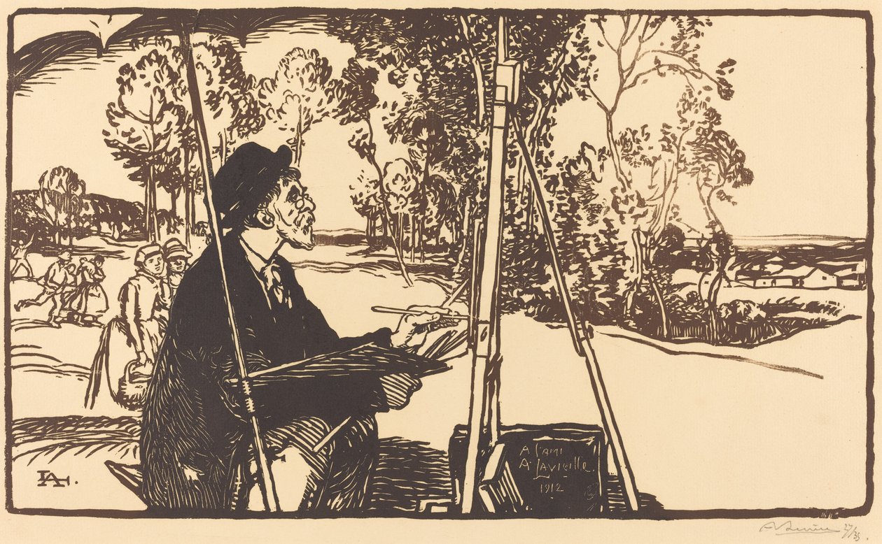 Le paysagiste - Auguste Lepere