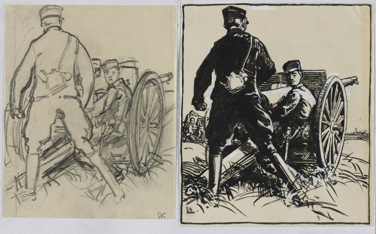 Artilleurs belges, 1914 - Auguste Louis Lepère
