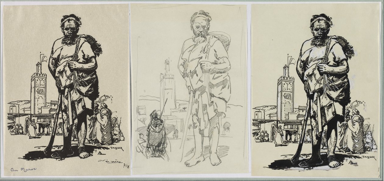 Au Maroc - Auguste Louis Lepère