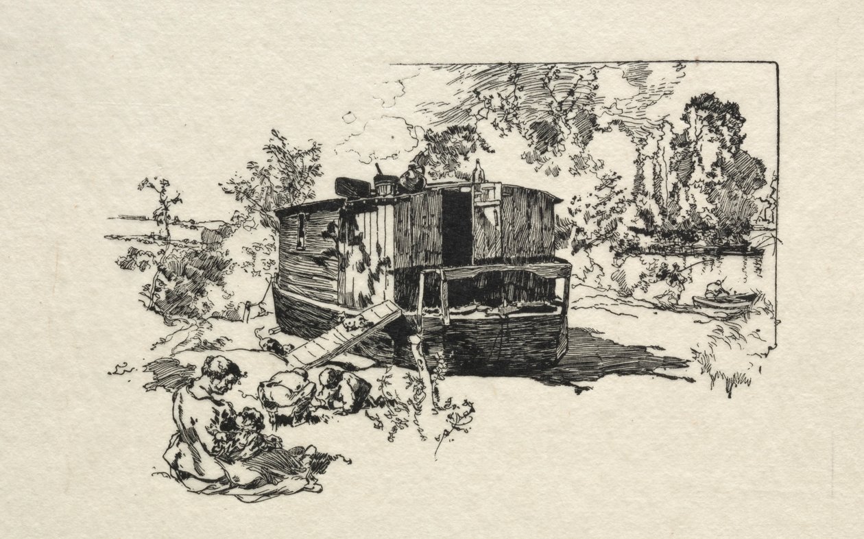 Bateau logement - Auguste Louis Lepère