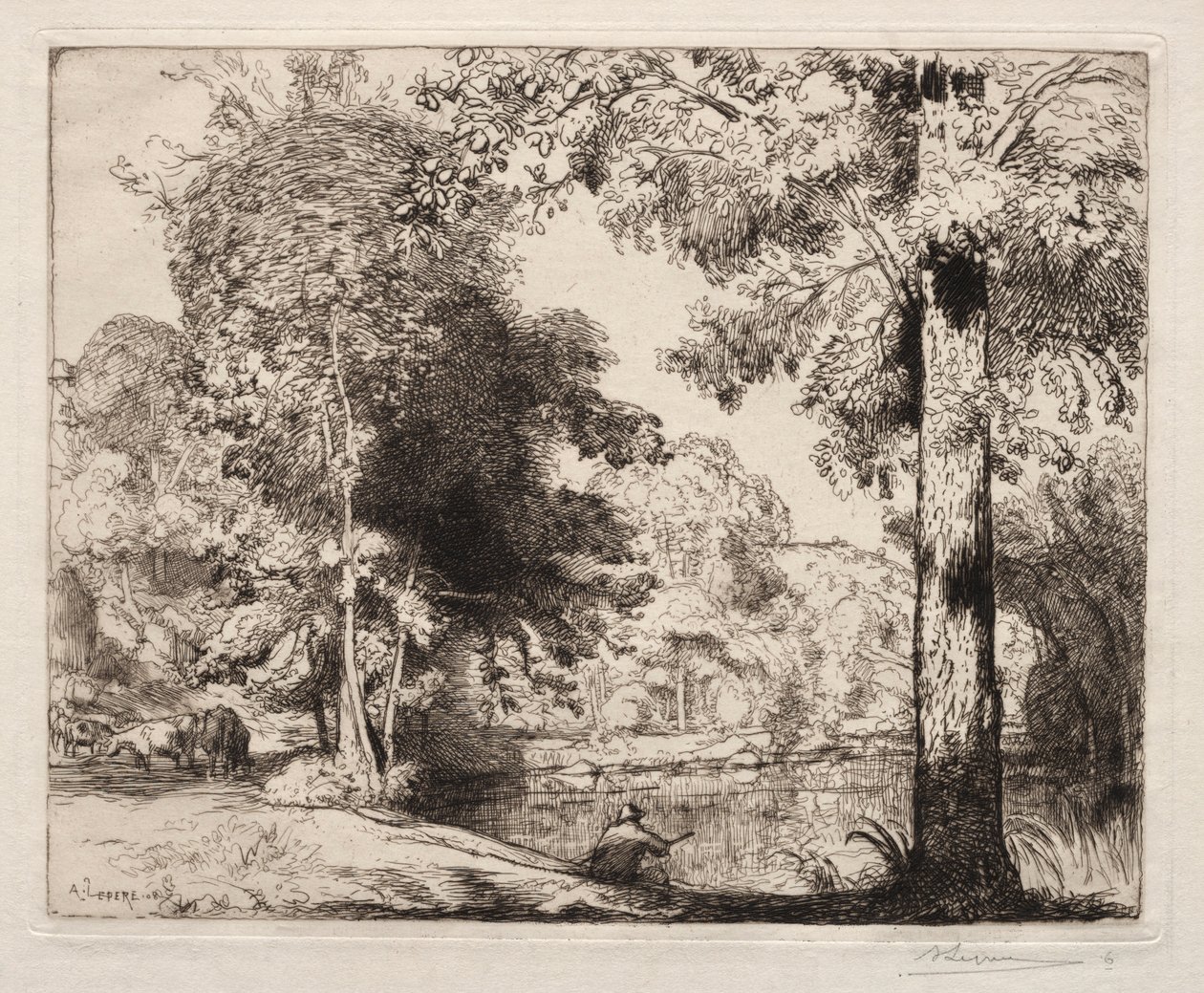 Bords de la Vie, 1908 - Auguste Louis Lepère