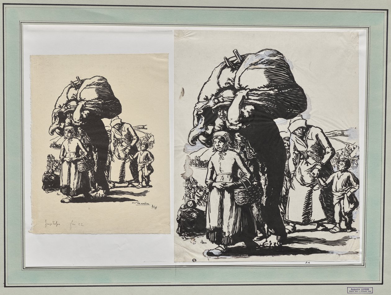 Fugitifs - Auguste Louis Lepère