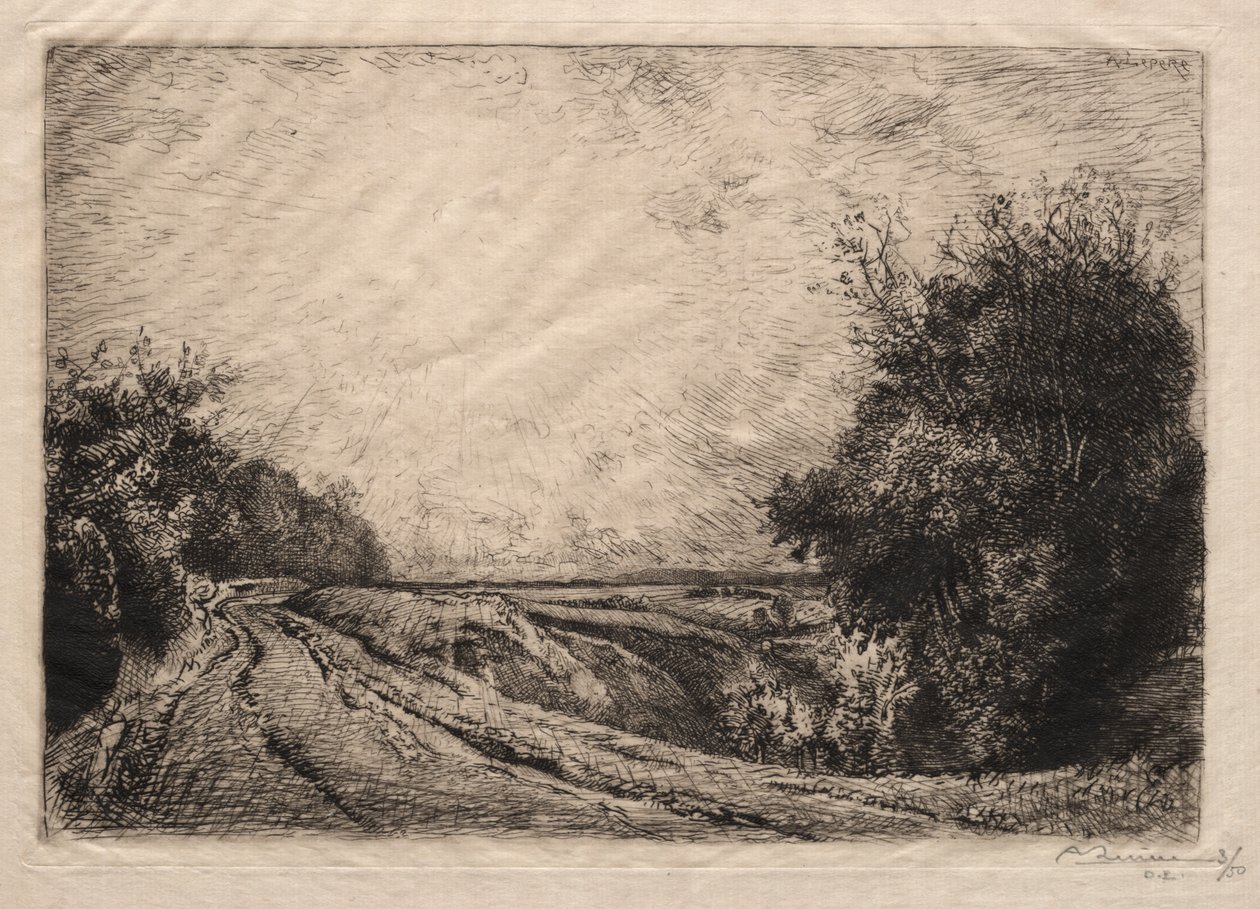 La Route de la Houssoye - Auguste Louis Lepère