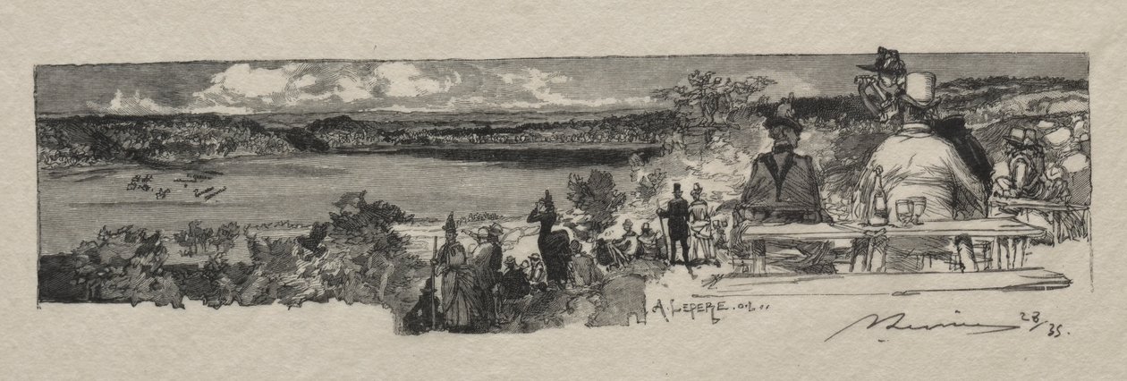 La Vallée de la Solle - Auguste Louis Lepère