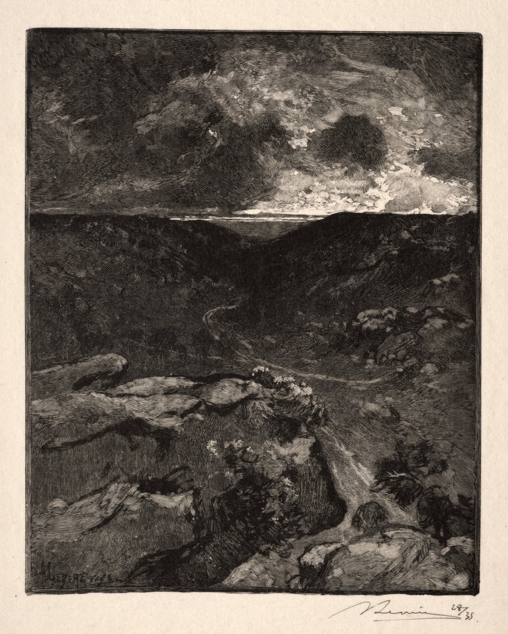 La vallée de Franchard - Auguste Louis Lepère