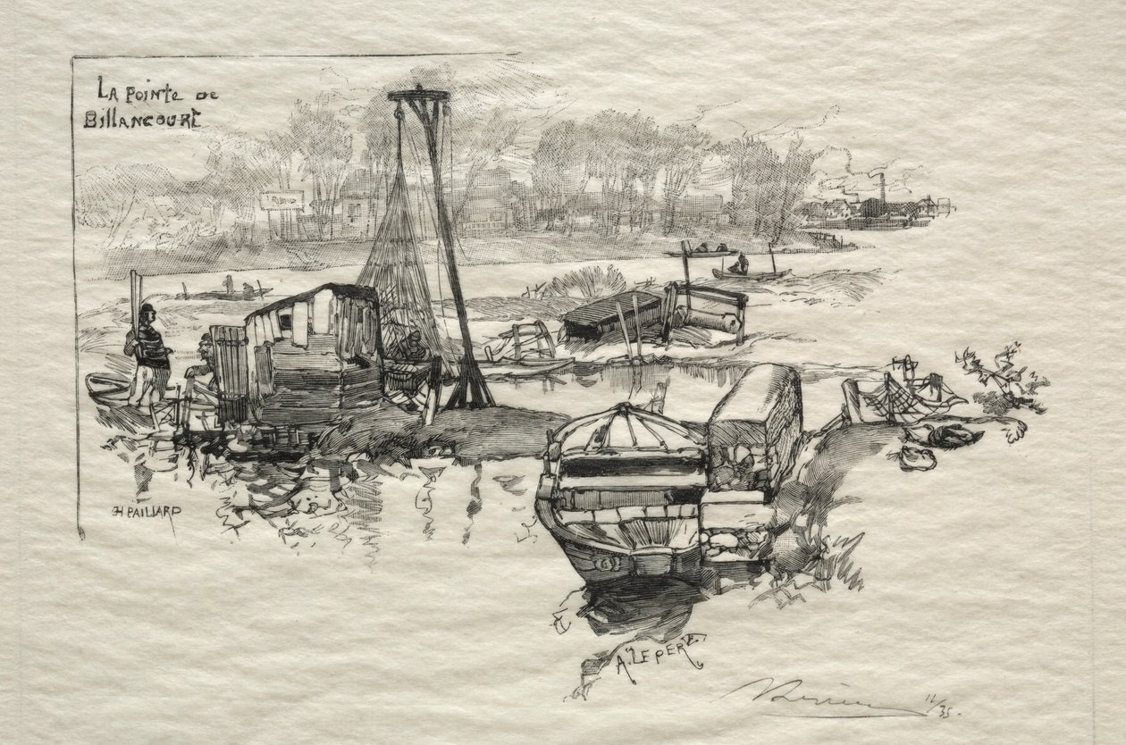 Le Point de Billancourt - Auguste Louis Lepère
