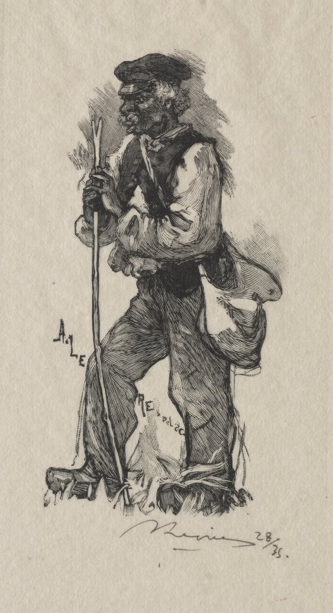 Le preneur de serpents - Auguste Louis Lepère