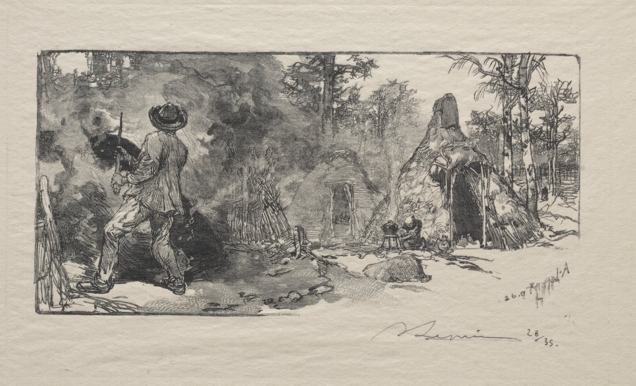 Les Charbonnières - Auguste Louis Lepère