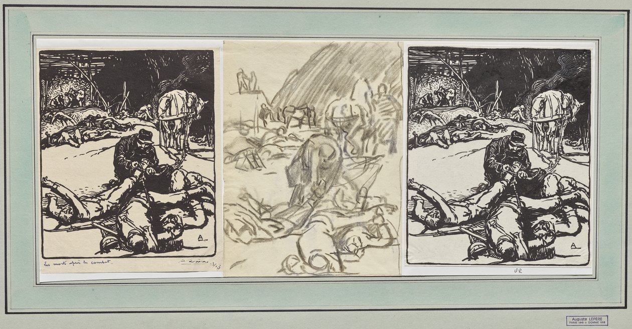 Les Morts après le Combat - Auguste Louis Lepère