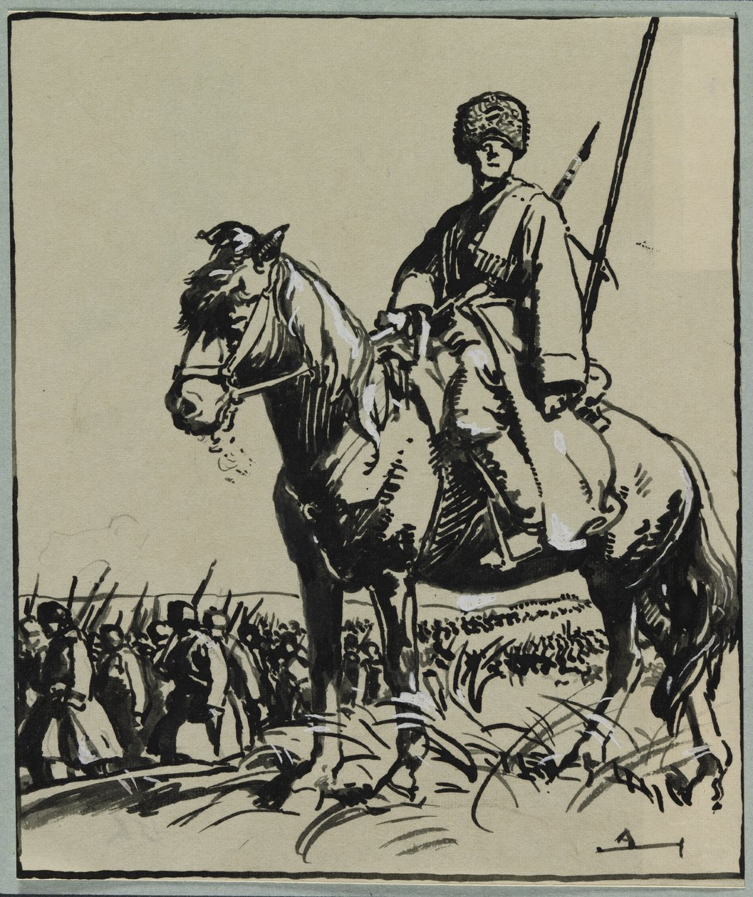 Officier de Cosaques - Auguste Louis Lepère