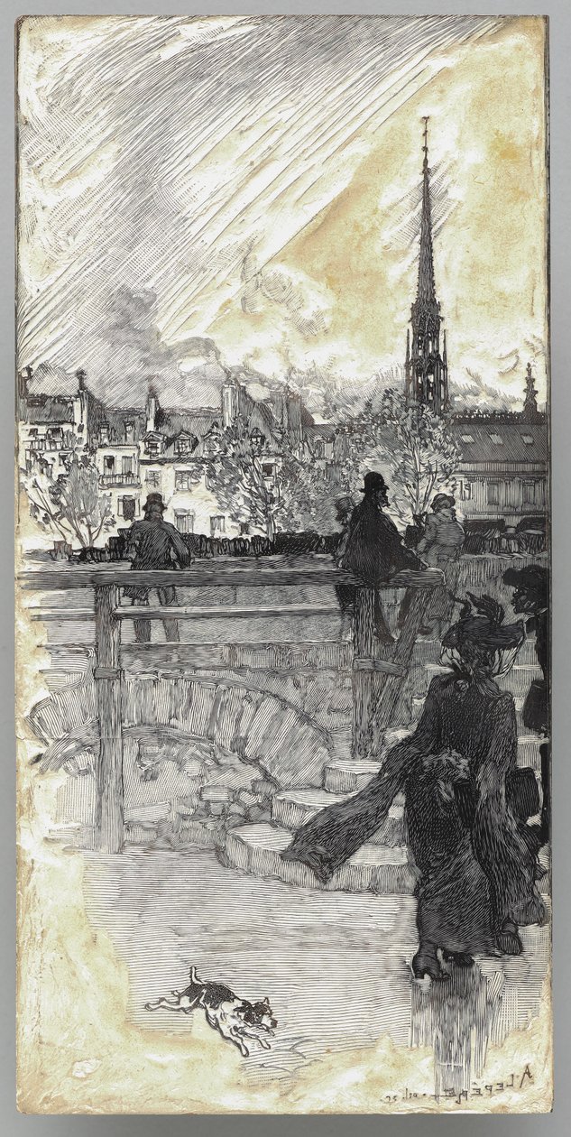 Quai des Grands Augustins, Paris - Auguste Louis Lepère