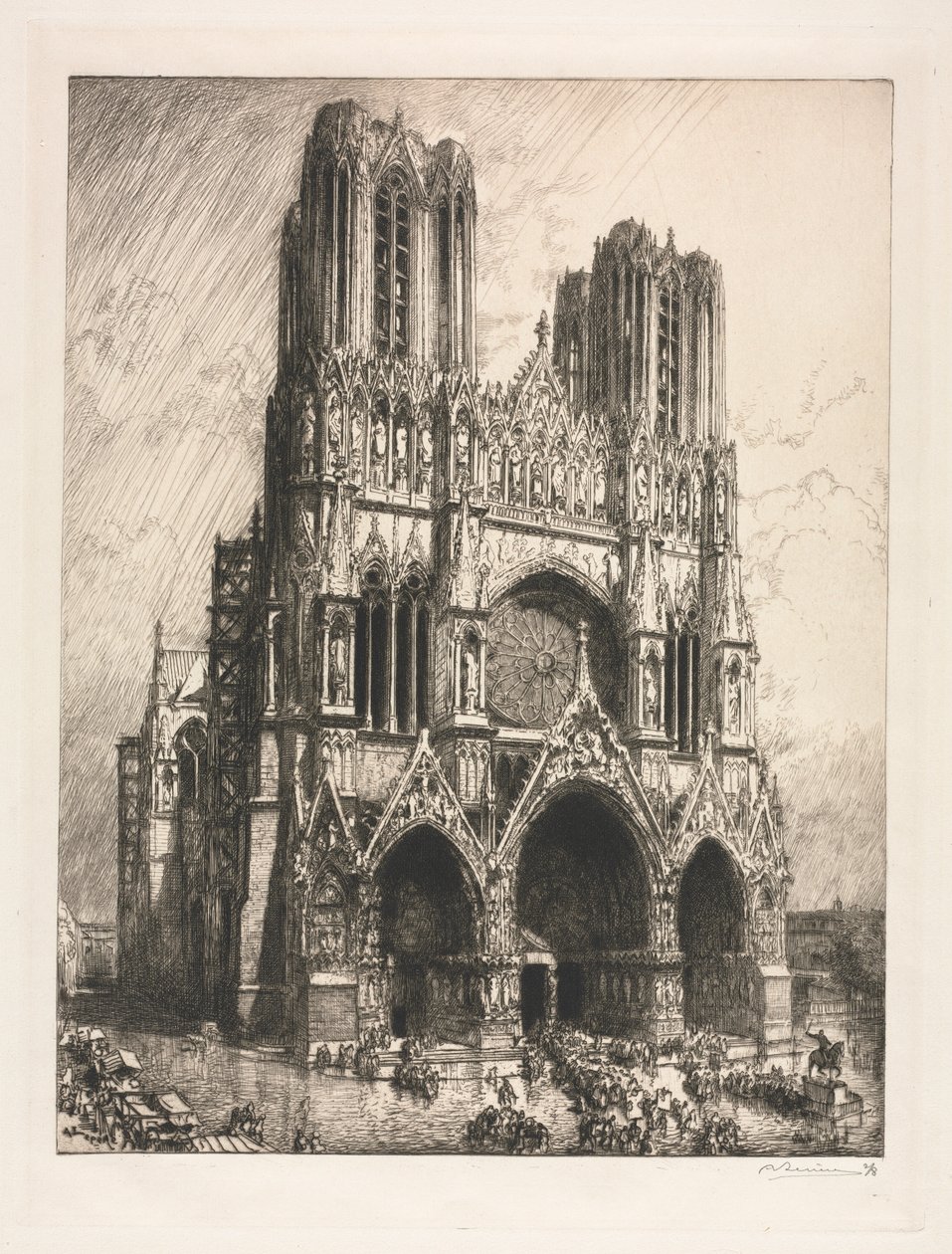 Cathédrale de Reims - Auguste Louis Lepère