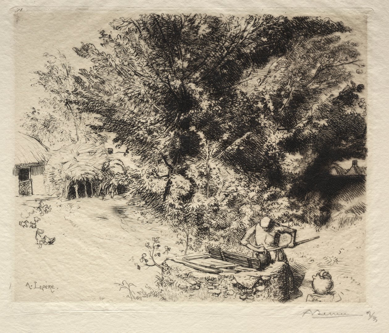 La Fosse, 1911 - Auguste Louis Lepère