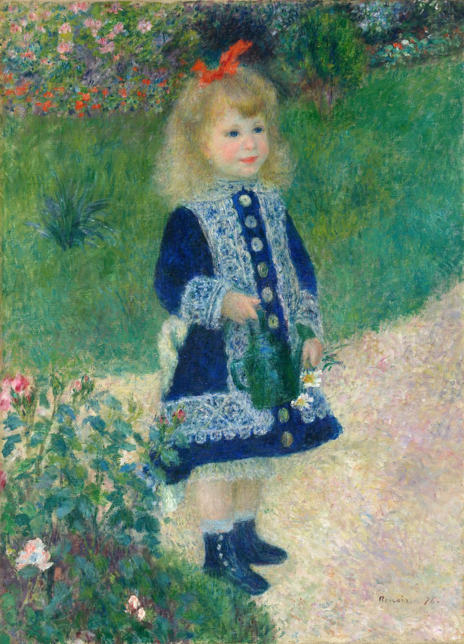 Une Fille avec un Arrosoir - Auguste Renoir