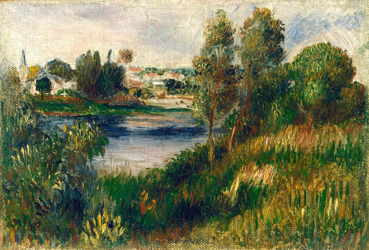 Paysage à Vétheuil - Auguste Renoir