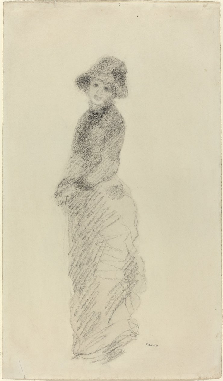 Jeune Femme Debout - Auguste Renoir