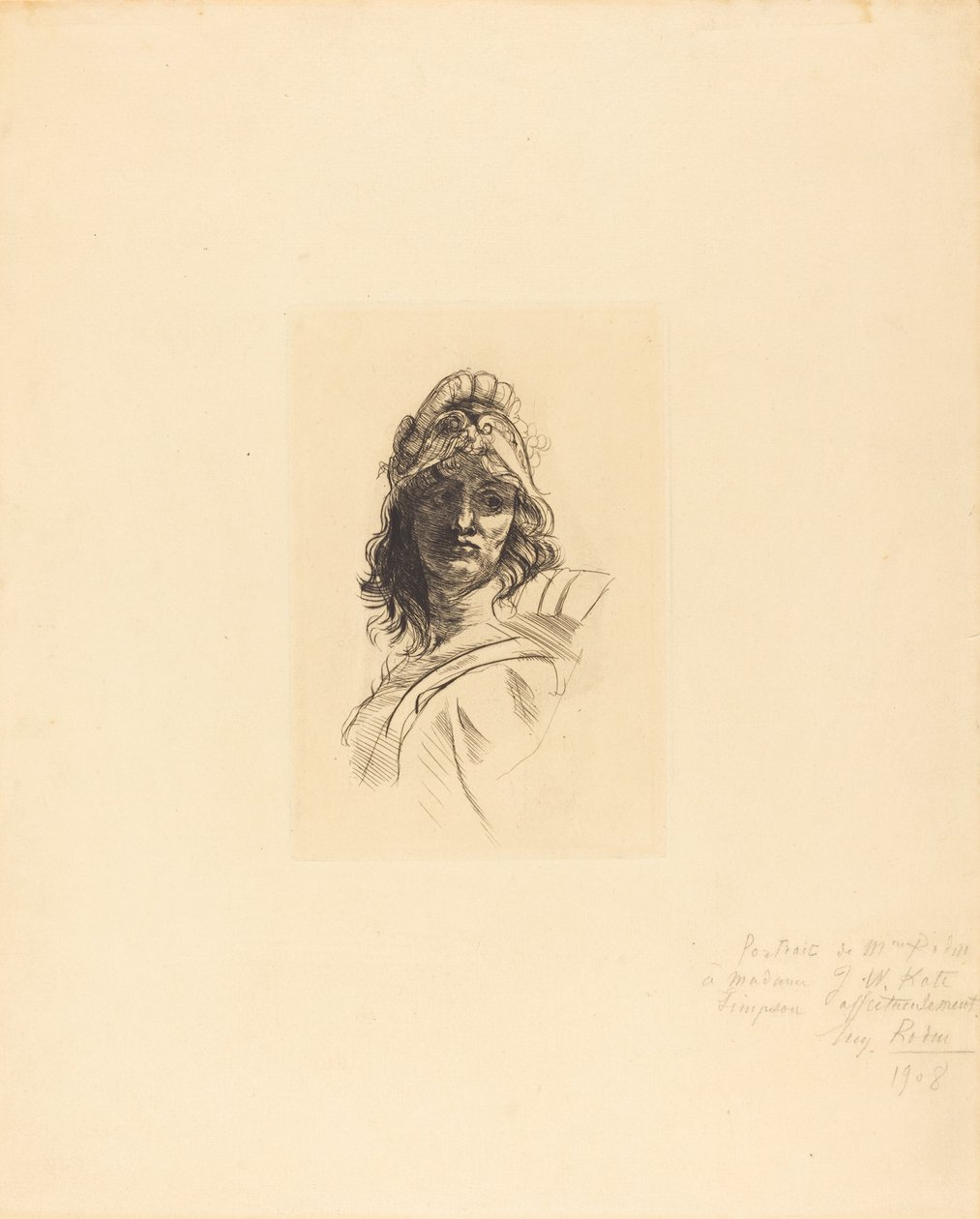 Buste de Bellone - Auguste Rodin