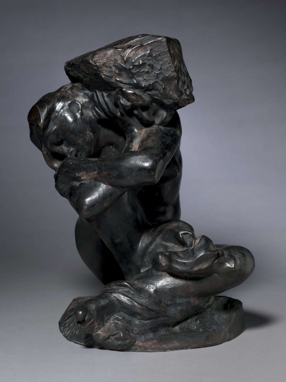 Caryatide déchue portant sa pierre - Auguste Rodin