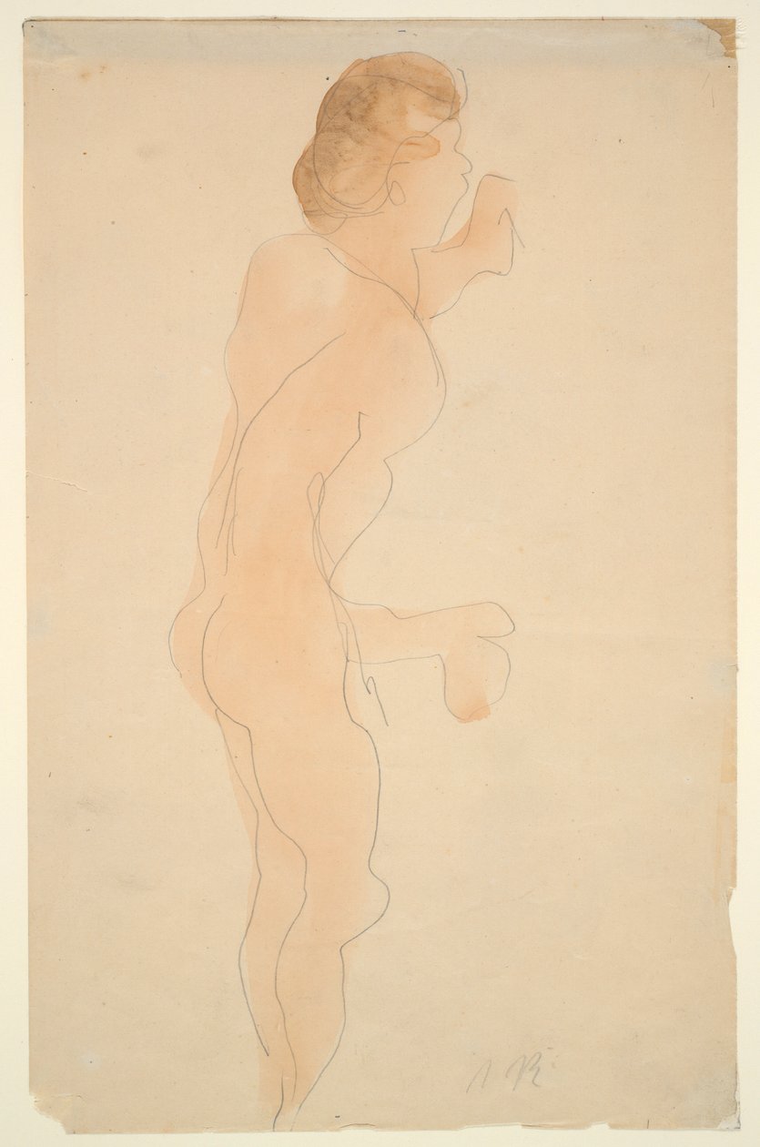 Nu debout, de côté et de dos - Auguste Rodin