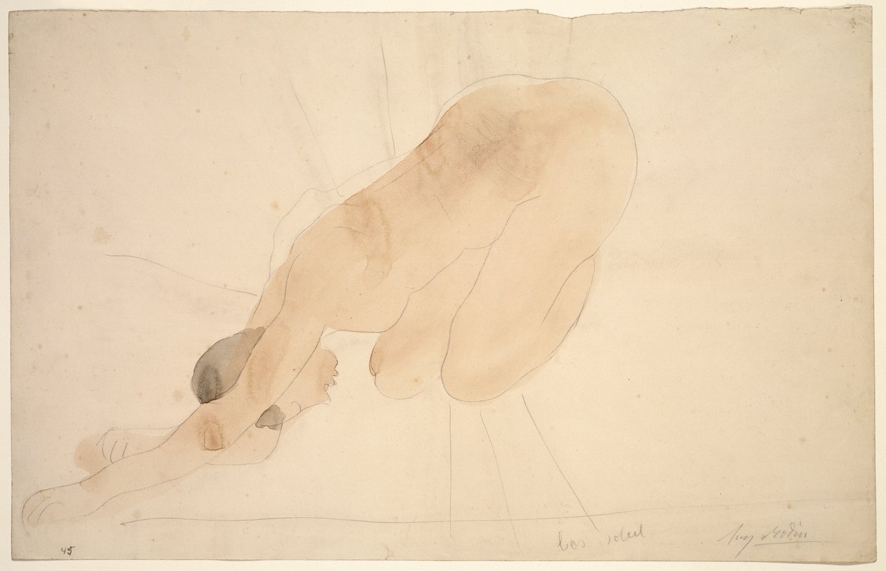 Coucher de soleil - Auguste Rodin