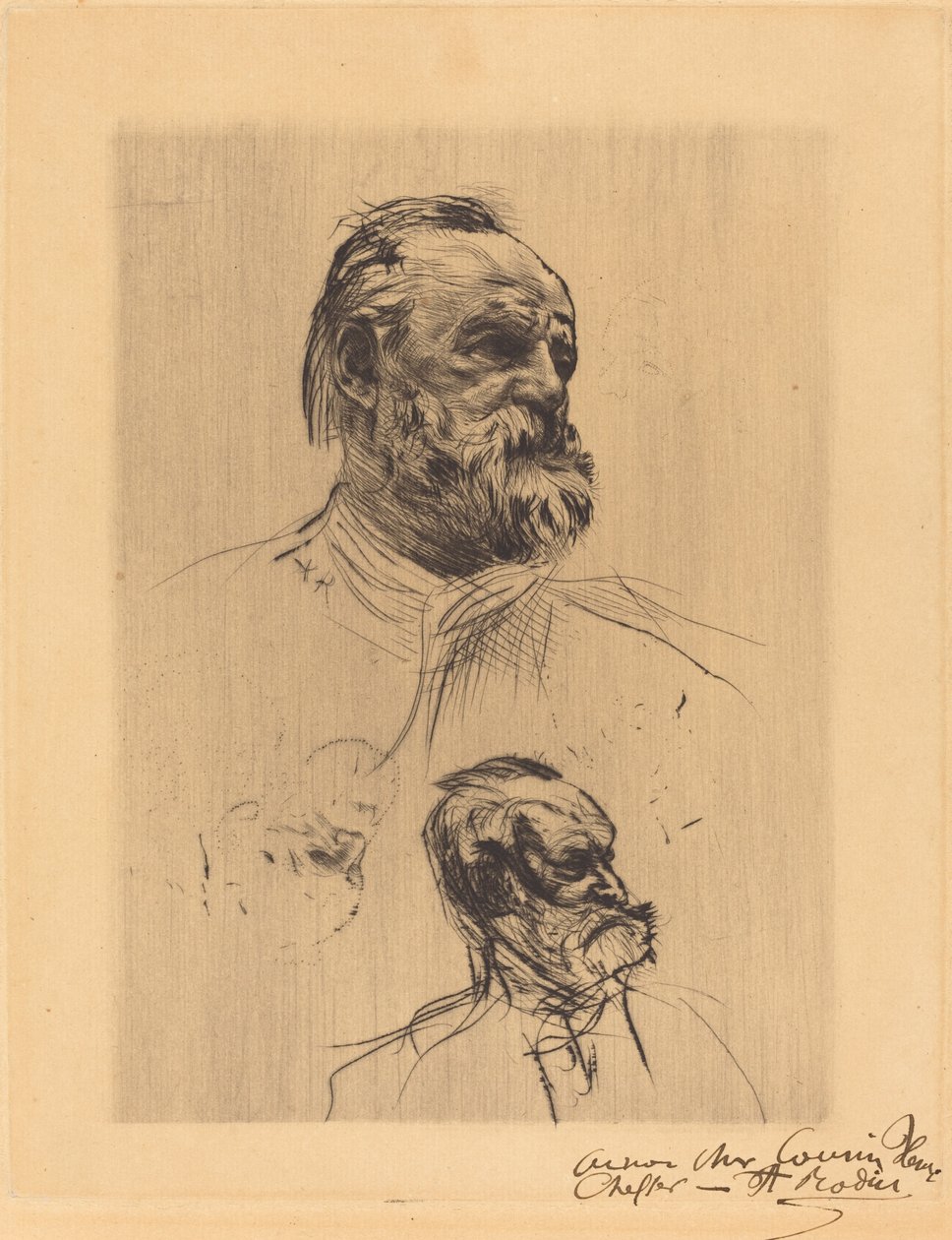 Victor Hugo, De Trois Quarts - Auguste Rodin