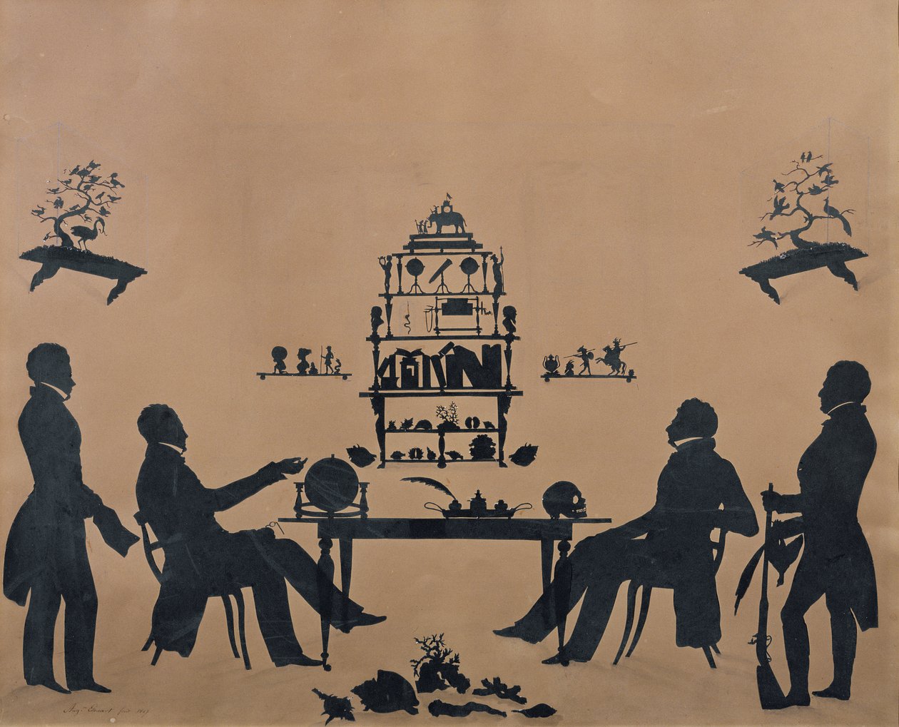 Profils en silhouette - Augustin Amant Constant Fidele Edouart