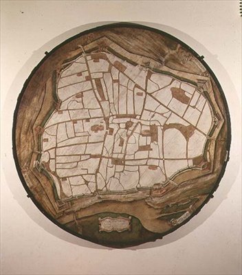 Carte circulaire de Vienne, 1547-49 - Augustin Hirschvogel