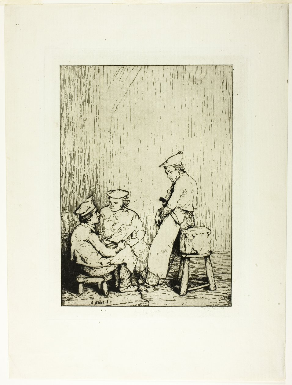 Le Menu - Augustin Théodule Ribot