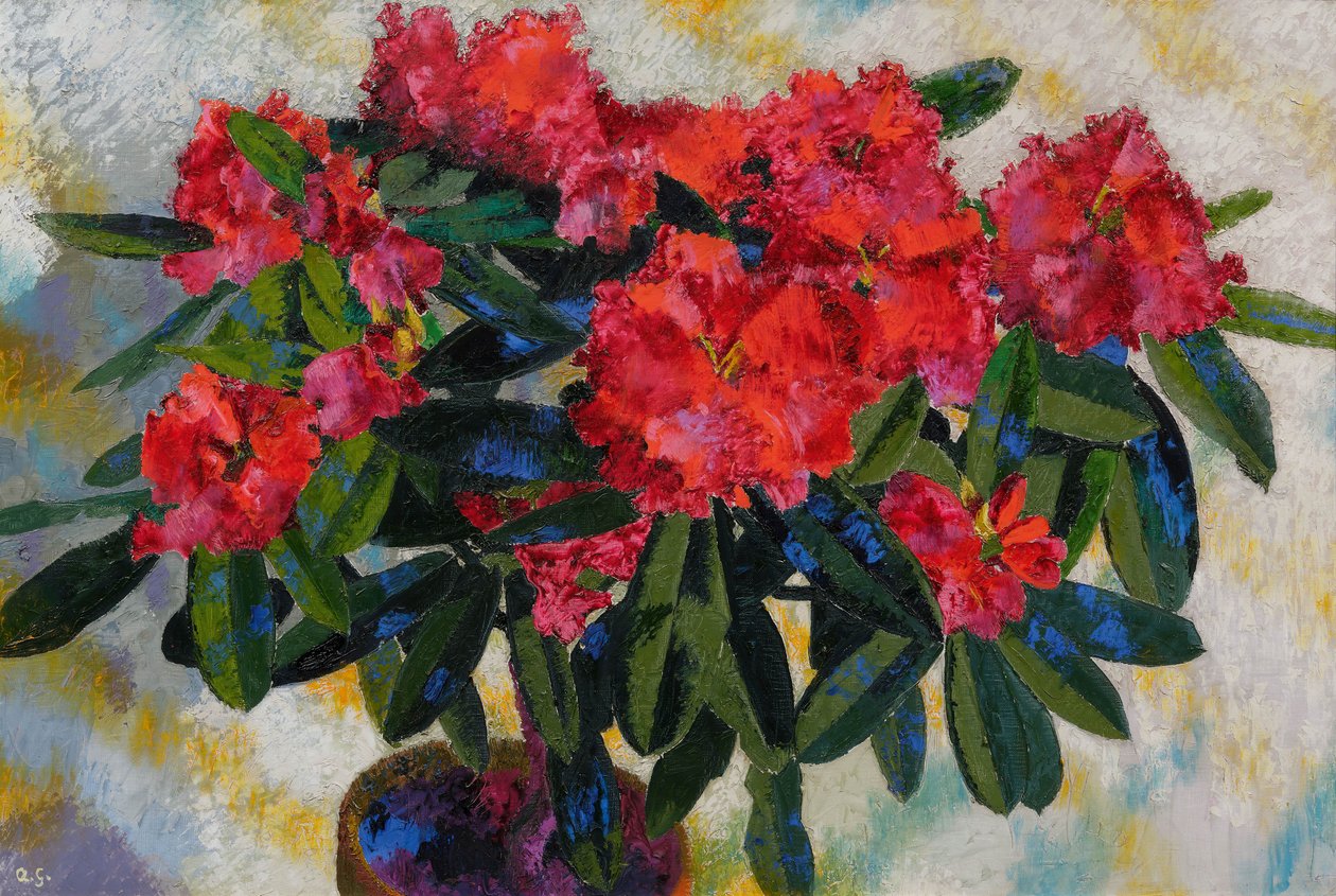 Augusto Giacometti Rhododendron 1938 - Augusto Giacometti