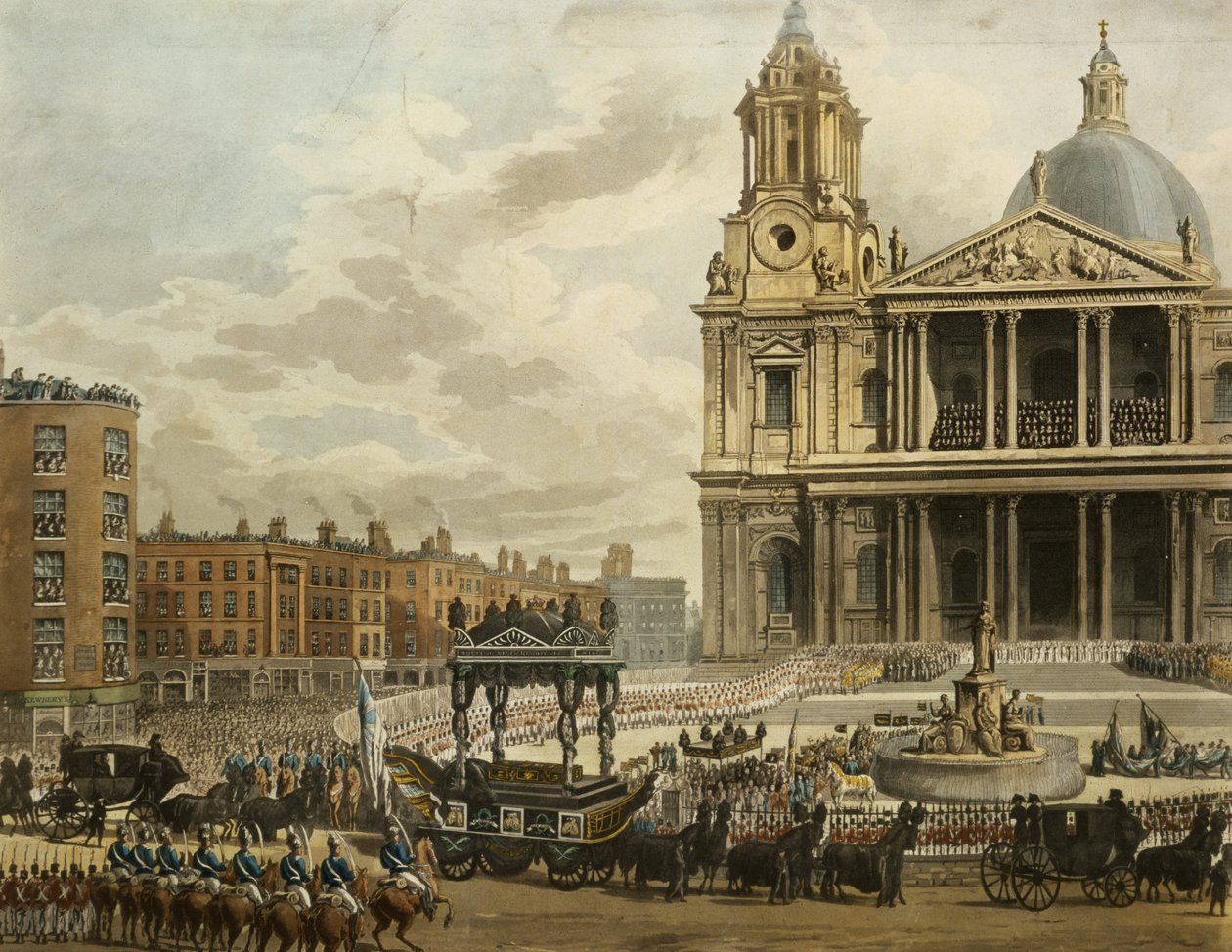 Procession funéraire du défunt vicomte Nelson, de l
