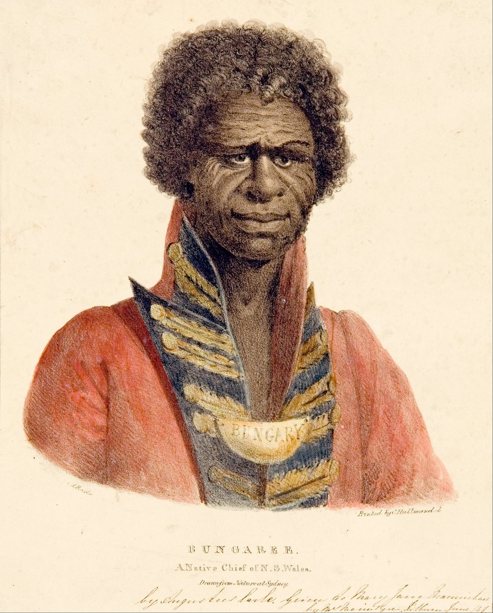 Bungaree, un chef natif de N.S. Wales - Augustus Earle