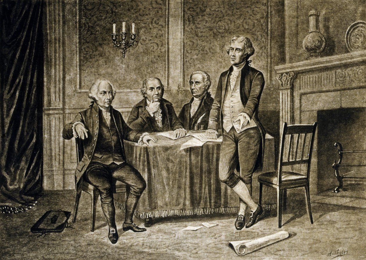 Dirigeants du Premier Congrès continental, 1774, publié vers 1894 - Augustus Tholey