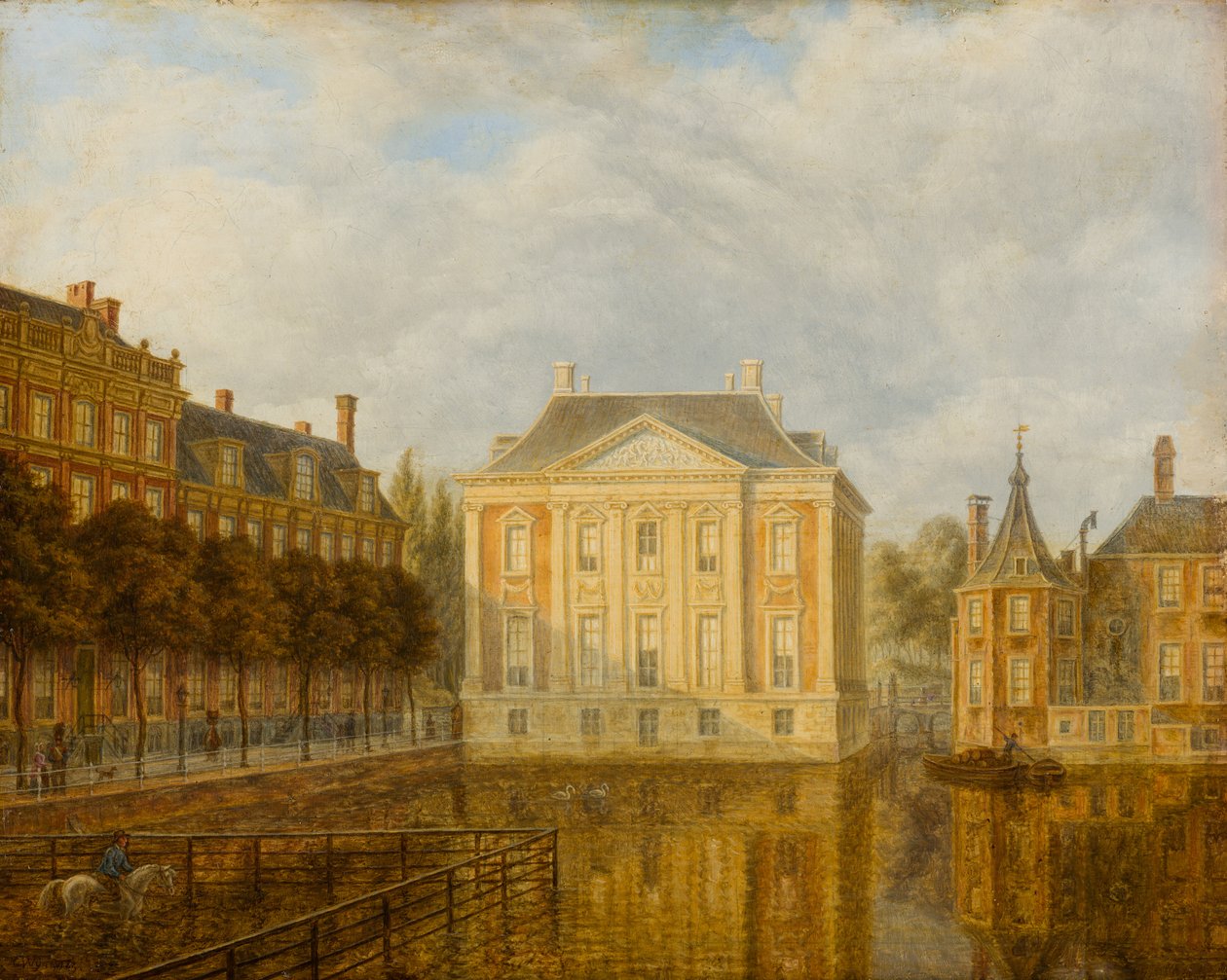 Vue du Mauritshuis - Augustus Wijnantz
