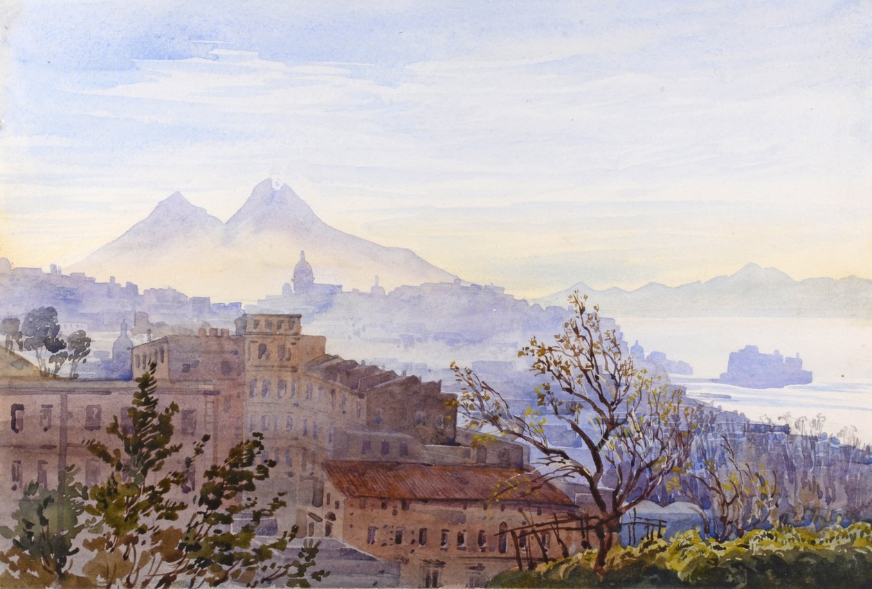 Naples depuis le Vomero - Augustus John Cuthbert Hare