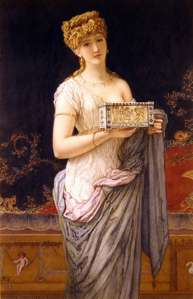 Fille pompéienne - Augustus Jules Bouvier