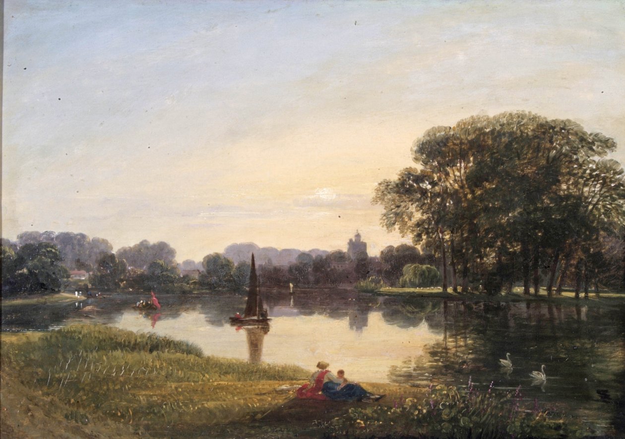 La Rivière à Chiswick - Augustus Wall Callcott